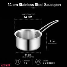 Triply Stainless Steel Tea Pan/Tea Bhagona & Saucepan