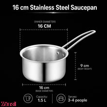 Triply Stainless Steel Tea Pan/Tea Bhagona & Saucepan