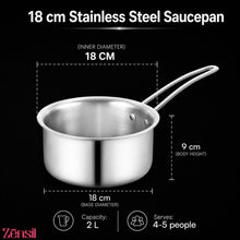 Triply Stainless Steel Tea Pan/Tea Bhagona & Saucepan