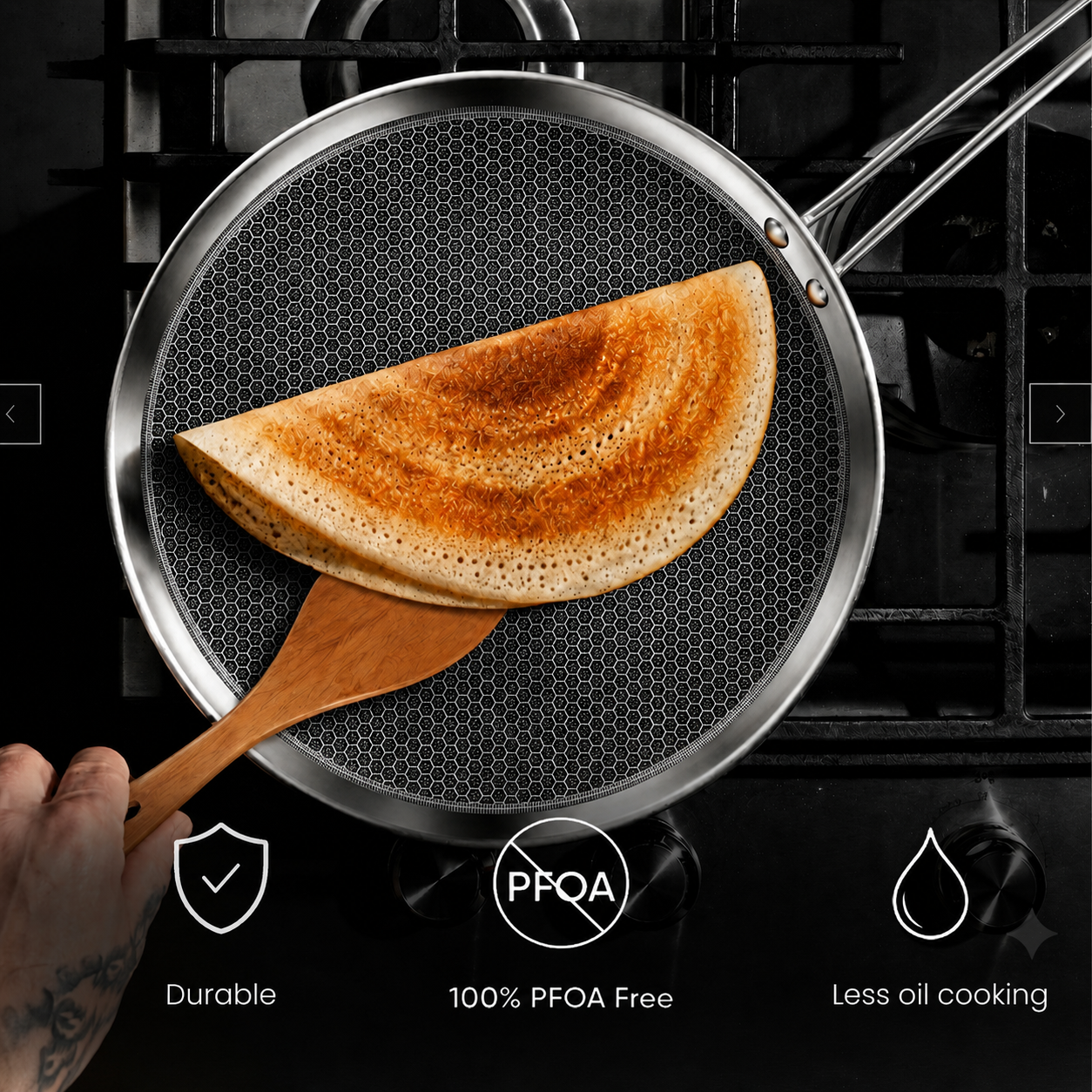Honeycomb Triply Dosa Tawa