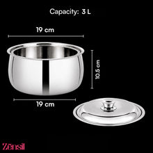 Stainless Steel Casserole with Lid