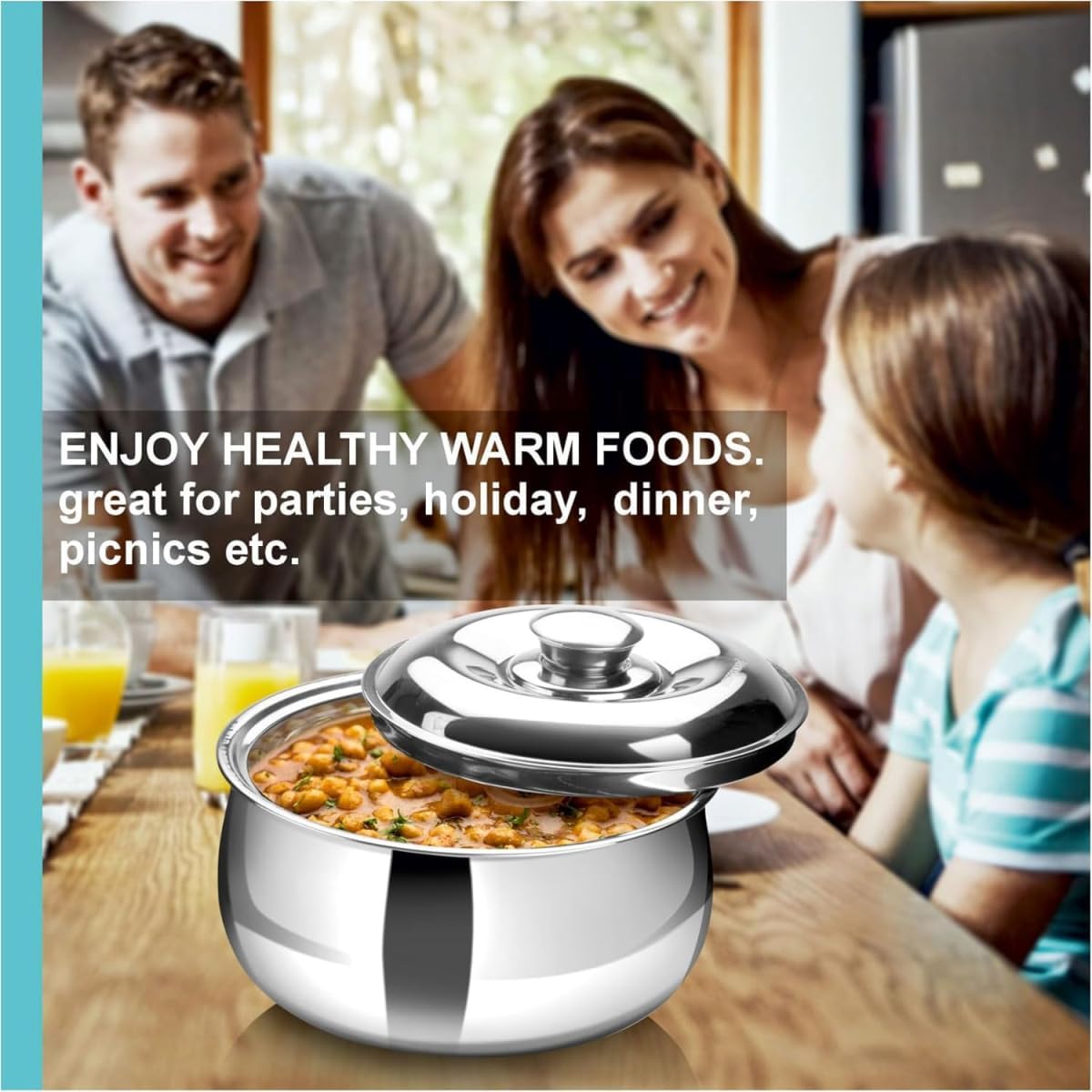 Stainless Steel Casserole with Lid