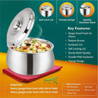 Stainless Steel Casserole with Lid